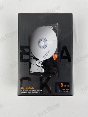 Western Digital Black 8TB 7200RPM 256MB SATA3 HDD (WD8002FZWX)